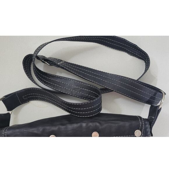 Colorful Crossbody Purse with Flower Boho Hippie Rocker Punk Handbag Funky Cute - Picture 9 of 11